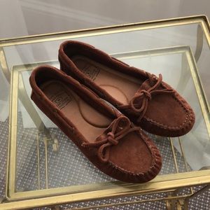 Lucky Brand moccasins - chestnut brown